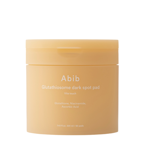 Abib - Glutathiosome Dark Spot Pad Vita Touch - Увлажняющие и осветляющие пэды для лица - 220ml/60шт.