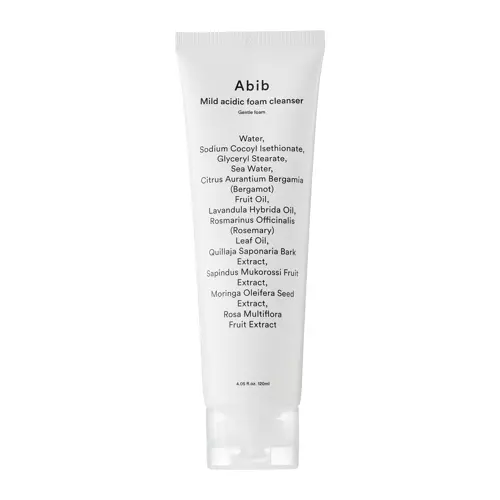 Abib - Нежная пенка для умывания лица - Mild Acidic Foam Cleanser Gentle Foam - 120ml