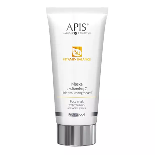 Apis - Professional - Гель-маска для лица с витамином С - Vitamin Balance - Face Mask with Vitamin C and White Grapes - 200ml