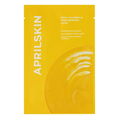 Aprilskin - Real Calendula Deep Essence Mask - Тканевая маска с календулой - 20g