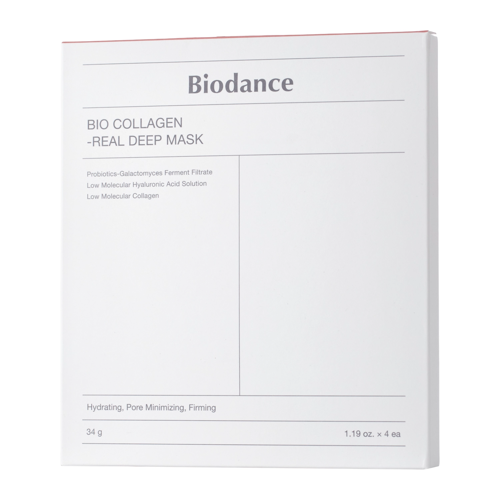 Biodance - Bio-Collagen Real Deep Mask Set - Набор укрепляющих коллагеновых масок для лица - 4x34g