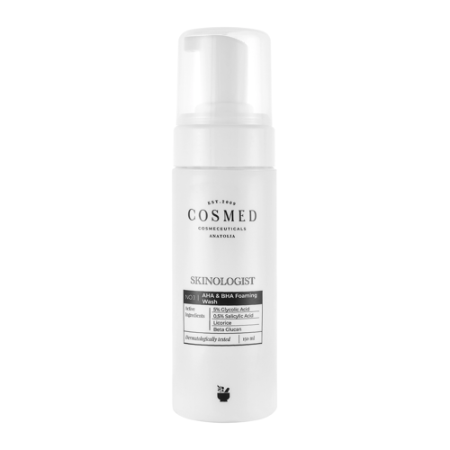 Cosmed - Skinologist AHA & BHA Foaming Wash - Пенка для умывания лица с кислотами - 150ml