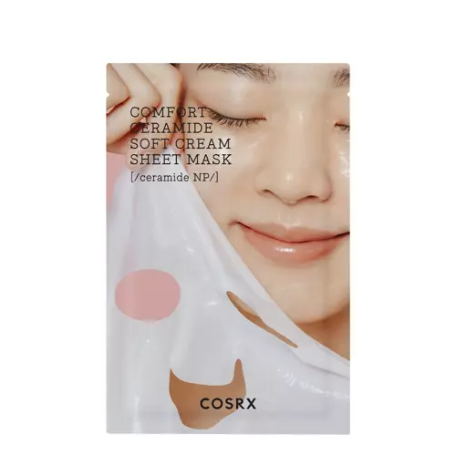 Cosrx - Balancium Comfort Ceramide Soft Cream Sheet Mask - Тканевая маска с церамидами - 31g