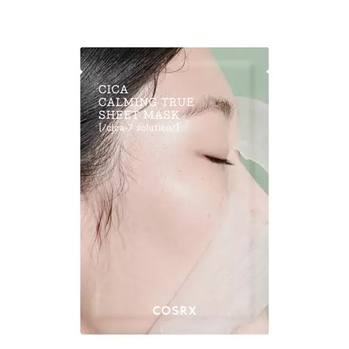 Cosrx - Pure Fit Cica Calming True Sheet Mask - Успокаивающая тканевая маска с экстрактом центеллы азиатской - 21ml