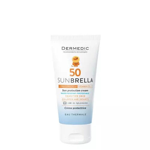 Dermedic - Sunbrella - Sun Protection Cream SPF50 - Солнцезащитный крем для лица с 1 месяца жизни - 50ml