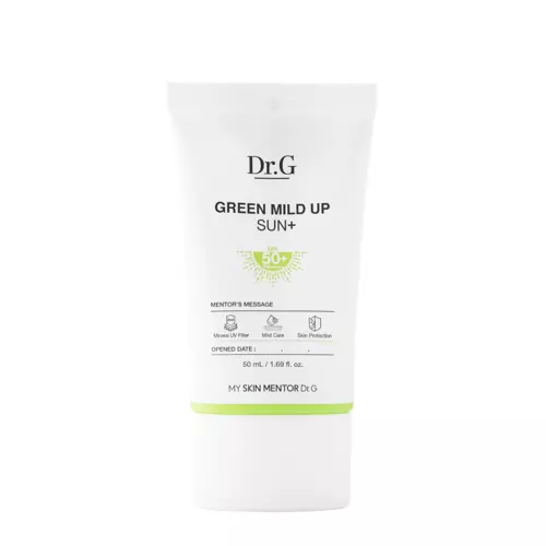 Dr.G - Green Mild Up Sun+ SPF50+/PA++++ - Солнцезащитный крем на физических фильтрах - 50ml