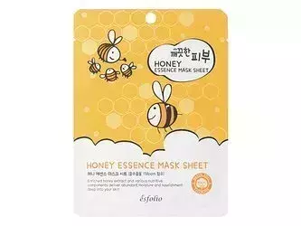 Esfolio - Pure Skin Honey Essence Mask Sheet - Питательная тканевая маска с экстрактом меда - 25ml