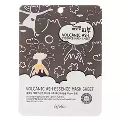 Esfolio - Pure Skin Volcanic Ash Essence Mask Sheet - Тканевая маска с вулканическим пеплом для очищения пор - 25ml