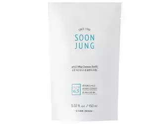 Etude House - Очищающая пенка для лица (запасной блок) - Soon Jung pH 6,5 Whip Cleanser (Refill) - 150ml