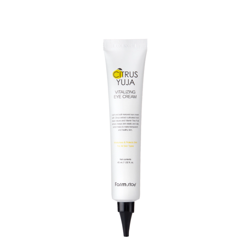 Farmstay - Citrus Yuja Vitalizing Eye Cream - Восстанавливающий крем под глаза с экстрактом юзу - 45ml