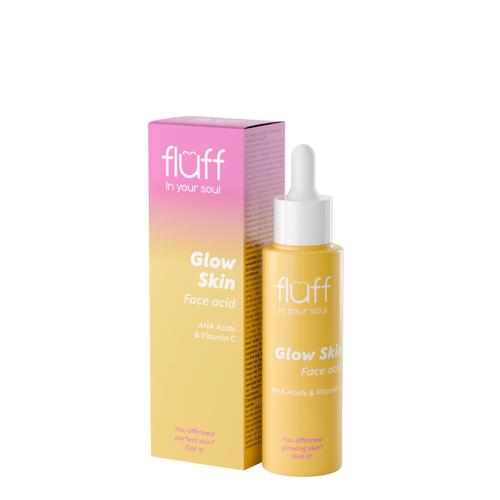 Fluff - Glow Skin - Face Acid - Осветляющий пилинг для лица - Витамин С и АНА-кислоты - 40ml