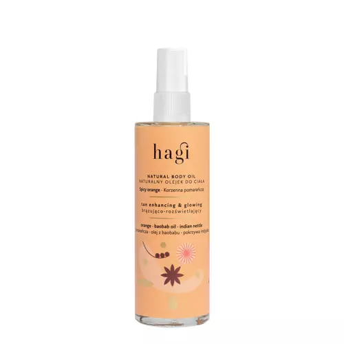 Hagi - Natural Body Oil - Масло для тела, продлевающее эффект от загара - Пряный апельсин - 100ml