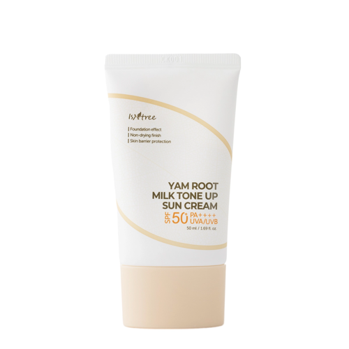 Isntree - Yam Root Milk Tone Up Sun Cream SPF50+/PA++++ - Тонирующий солнцезащитный крем для лица - 50ml