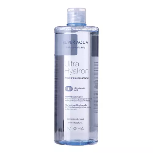 Missha - Увлажняющая мицеллярная вода - Super Aqua - Ultra Hyalon Micellar Cleansing Water - 500ml