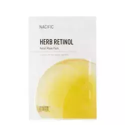 Nacific - Herbal Retinol - Relief Mask - Тканевая маска для лица с производной ретинола - 30g