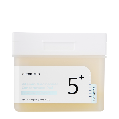 Numbuzin - No.5 Vitamin - Niacinamide Concentrated Pad - Пэды для лица с ниацинамидом - 180ml/70шт.