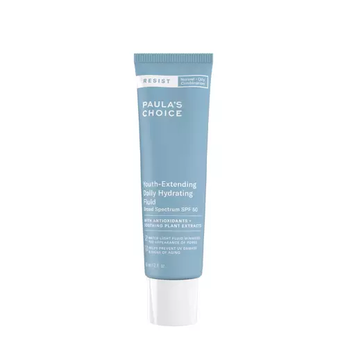 Paula's Choice - Resist - Youth-Extending Daily Hydrating Fluid SPF50 - Увлажняющая эмульсия с SPF50 - 60ml