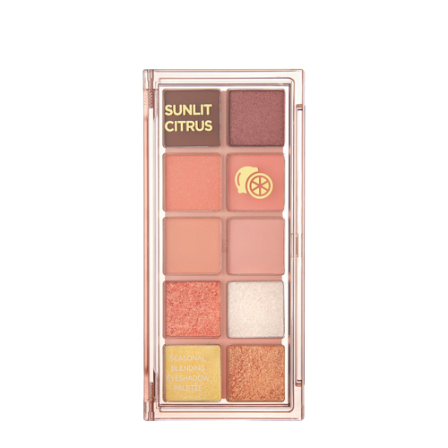 Peach C - Seasonal Blending Eyeshadow Palette - Палетка теней для век - 04 Sunlit Citrus - 7,5g