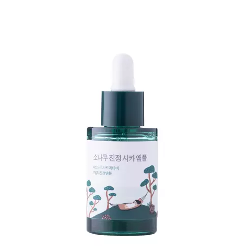 Round Lab - Ампула для уменьшения постакне с экстрактом центеллы - Pine Calming Cica Ampoule - 30ml