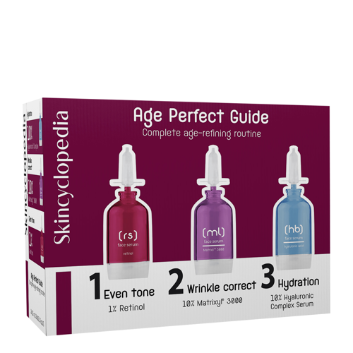 Skincyclopedia - Age Perfect Guide Set - Набор для антивозрастного ухода за лицом - 3x15ml