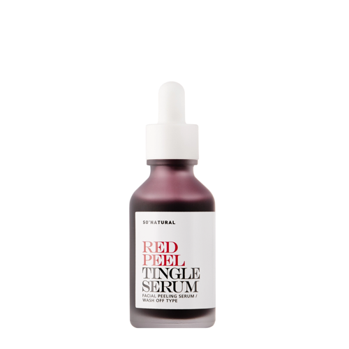 So Natural - Red Peel Tingle Serum - Отшелушивающая сыворотка для лица - 20ml