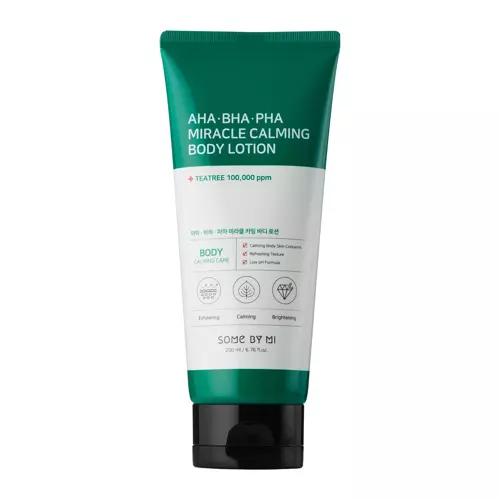 Some By Mi - Успокаивающий лосьон для тела с кислотами - AHA BHA PHA Calming Body Lotion - 200ml