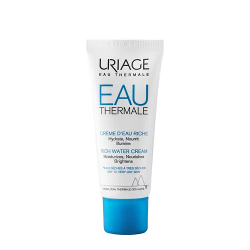 Uriage - Eau Thermale Rich Water Cream - Насыщенный увлажняющий крем для лица - 40ml