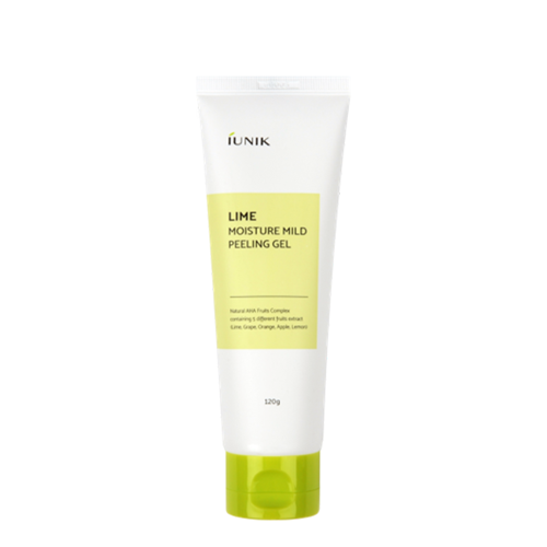 iUNIK - Мягкий гель-пилинг с натуральным фруктовым комплексом AHA - Lime Moisture Mild Peeling Gel - 90ml