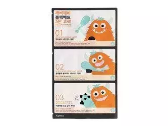 A'pieu - Goblin Blackhead 3-Step Nose Pack - Пластирі для носа проти чорних цяток - 6,2g