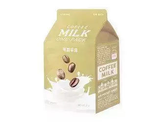 A'pieu - Milk One Pack Mask - Coffee - Відновлювальна маска проти зморшок