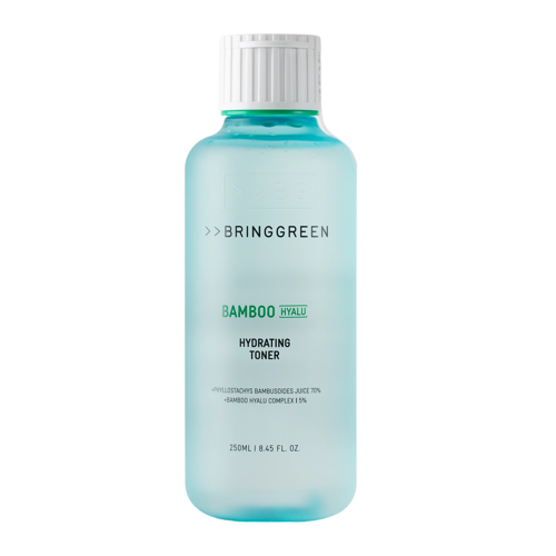 Bring Green - Bamboo Hyalu Hydrating Toner - Зволожувальний тонер для обличчя із соком бамбука - 250ml