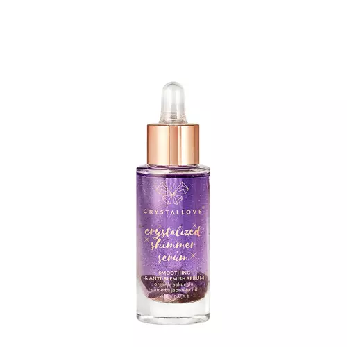 Crystallove - Amethyst Shimmer Serum - Сироватка для обличчя з аметистом та бакучиолом - 30ml