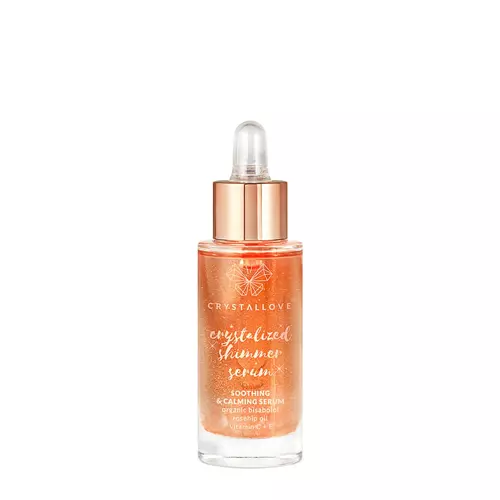 Crystallove - Rose Quartz Shimmer Serum - Сироватка для обличчя з рожевим кварцом та бісабололом - 30ml