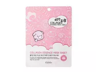 Esfolio - Pure Skin Collagen Essence Mask Sheet - Розгладжувальна тканинна маска з колагеном - 25ml