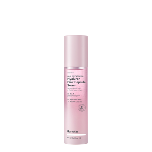 Hanskin - Real Complexion Hyaluron Pink Capsule Serum - Зволожувальна сироватка для обличчя - 50ml