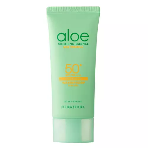 Holika Holika - Aloe Waterproof Sun Cream SPF50/PA++++ - Заспокійливий сонцезахисний крем - 100ml