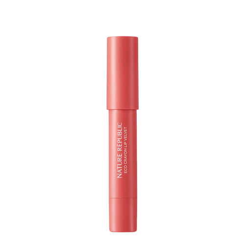 Nature Republic - By Flower Eco Crayon Lip Velvet - Помада для губ у формі олівця - 02 Pink Breeze - 2,8g