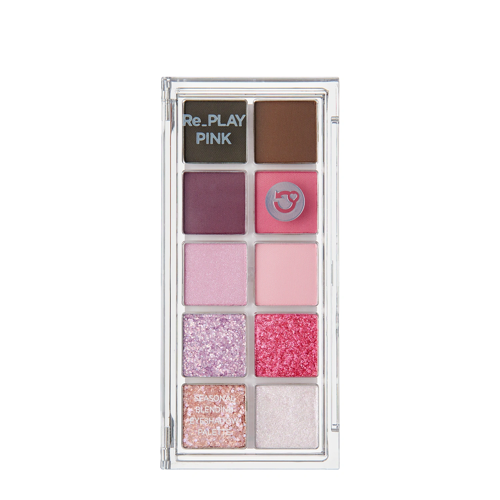 Peach C - Seasonal Blending Eyeshadow Palette - Палітра тіней для повік - 03 Re_Play Pink - 7,5g