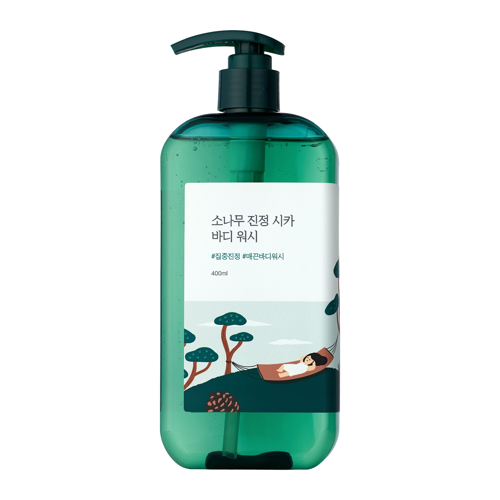 Round Lab - Pine Cica Calming Body Wash - Гель для душу з екстрактом соснової хвої - 400ml