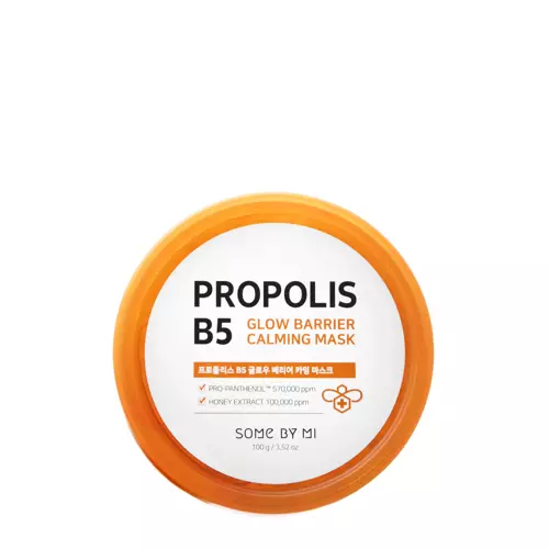 Some By Mi - Заспокійлива маска для обличчя з прополісом - Propolis B5 Glow Barrier Calming Mask - 100g