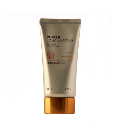 The Face Shop - Power Long-Lasting Sun Cream SPF 50+ PA+++ - Водостійкий сонцезахисний крем - 80ml